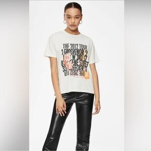 Anine Bing Classic White Cotton Tee